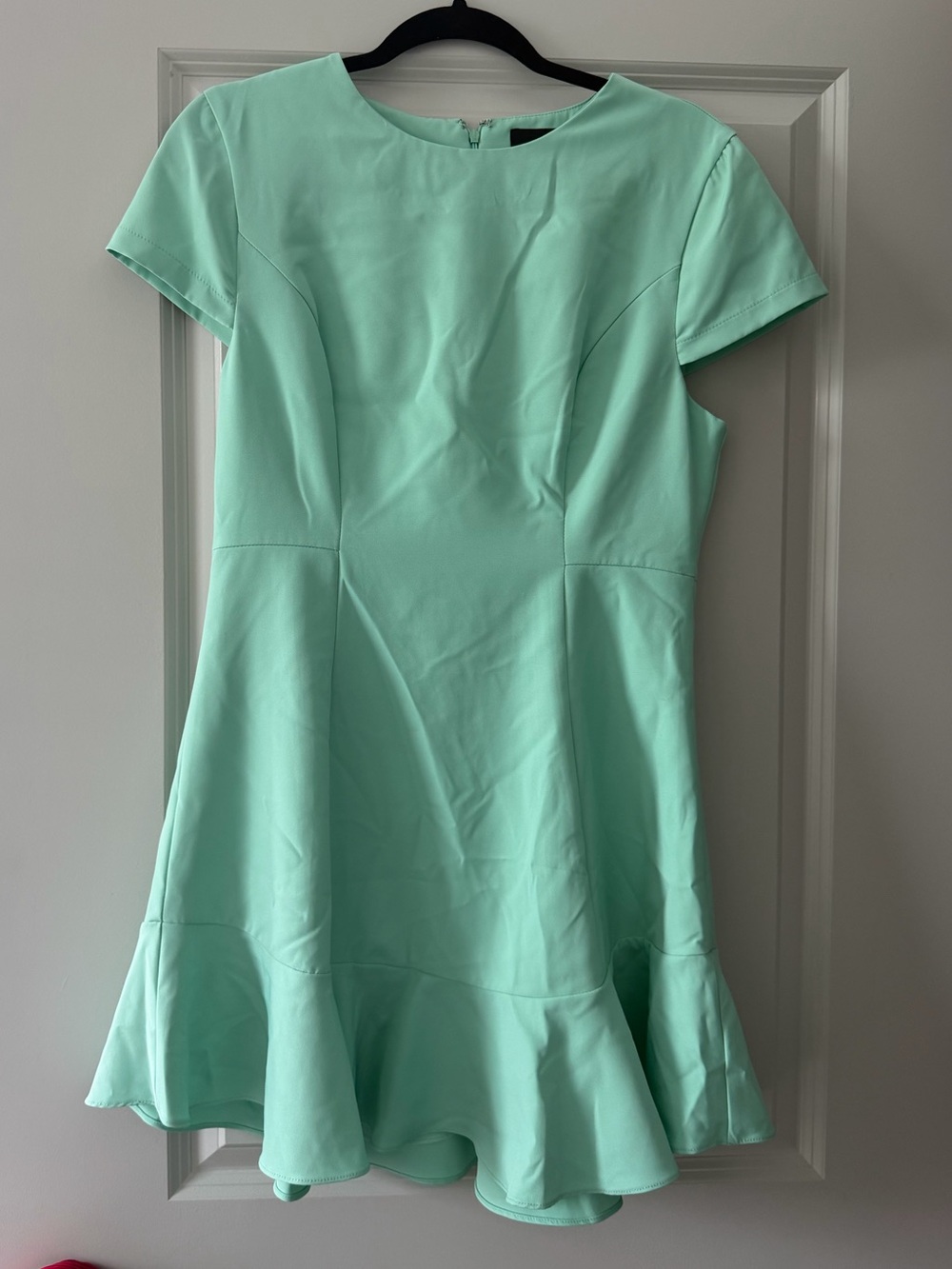 DO+BE Mint Green Short-Sleeve Fit & Flare Dress